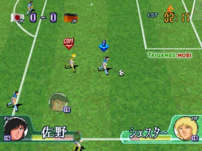 gameplay trong game captain tsubasa